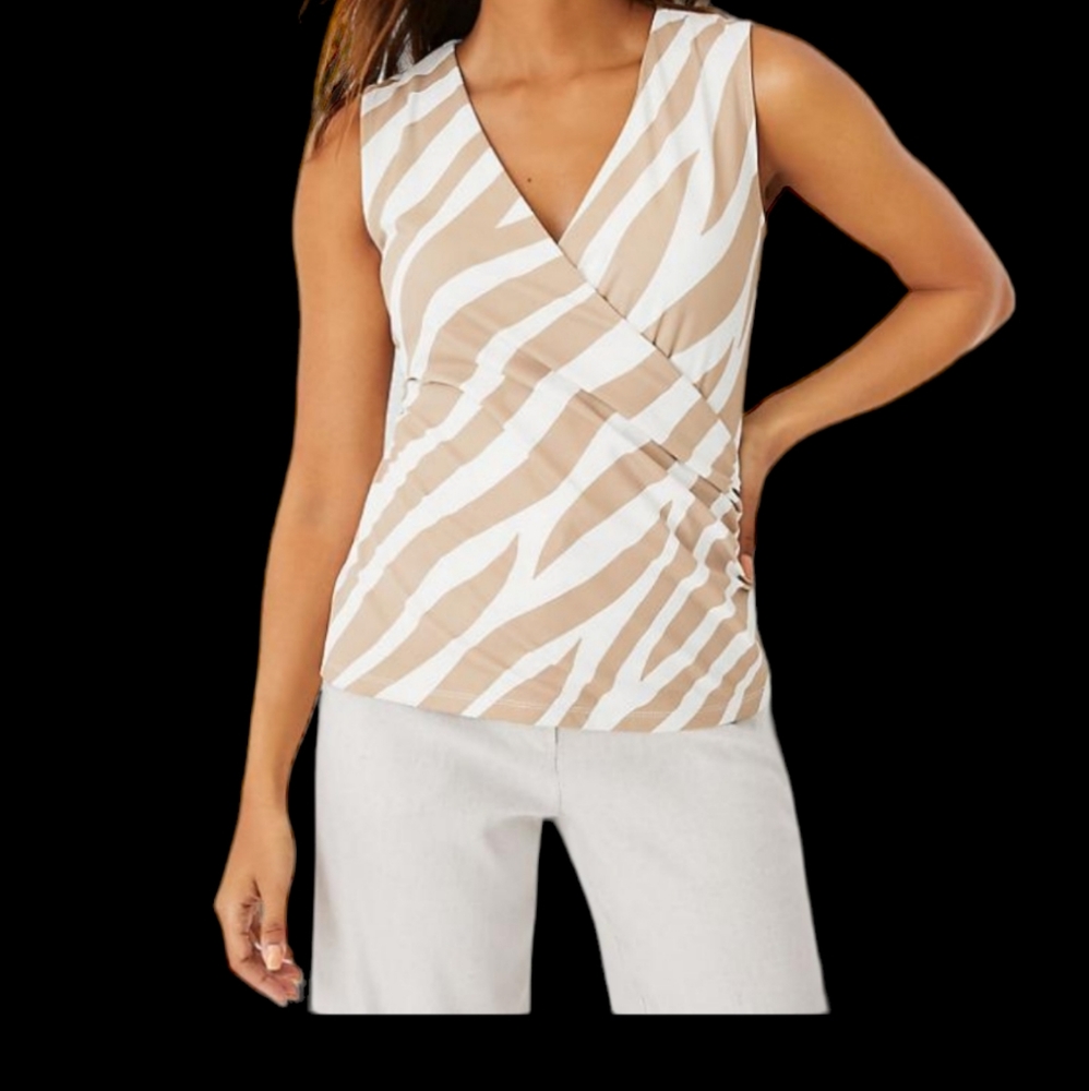 Ann Taylor  Shirred Sleeveless Top